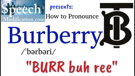 How to pronounce Burberry in Italian 